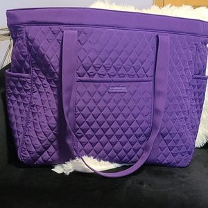 Vera Bradley Elderberry Get Going Tote